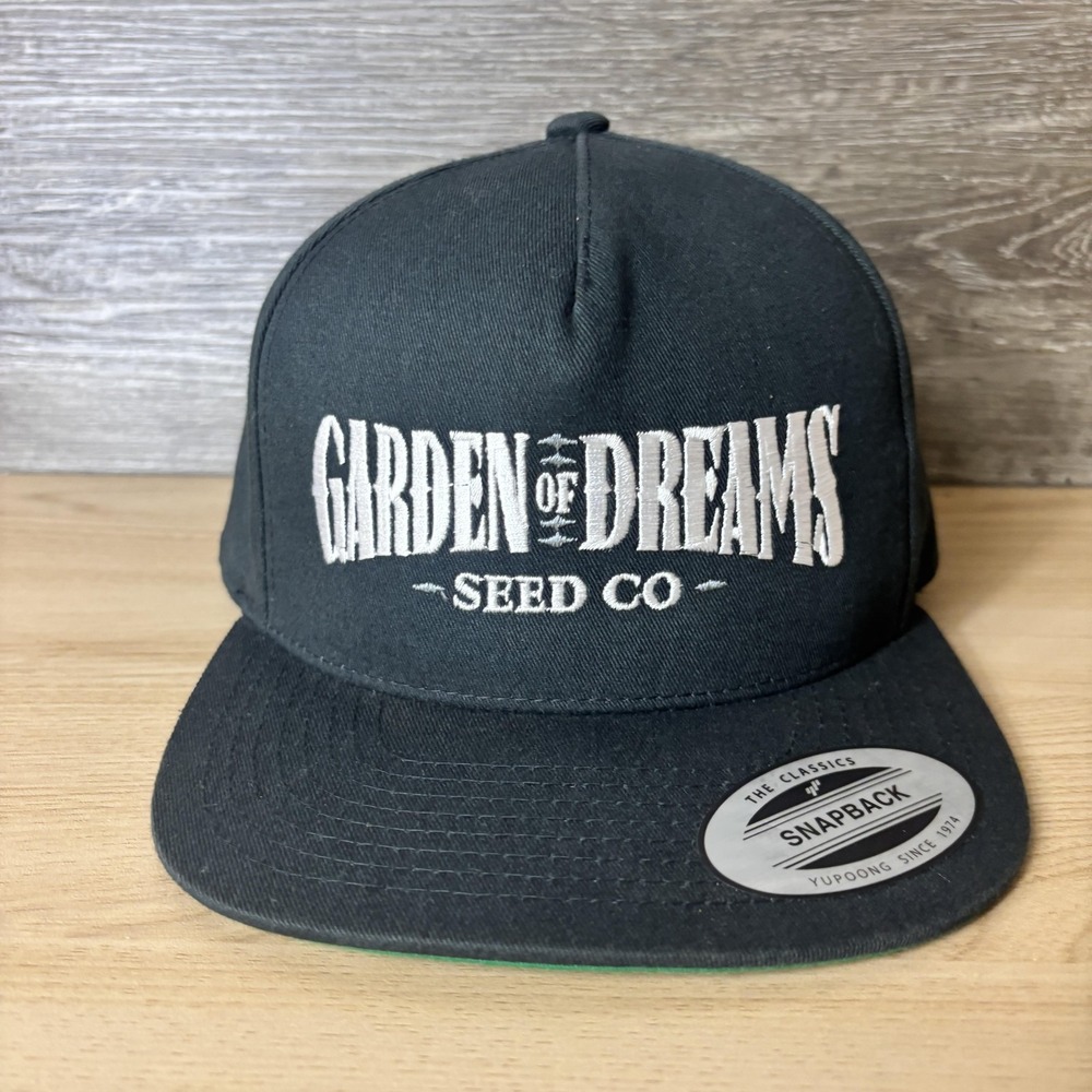 Garden of Dreams Seed Co Hat Cap Snap Back Embroidered Mens Classic Yupoong